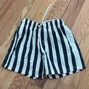 Striped swim shorts